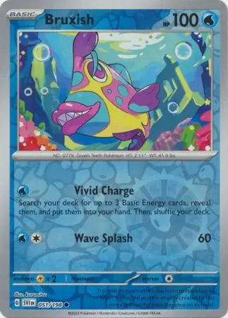 Scarlet & Violet Bruxish #51/198 reverse holo